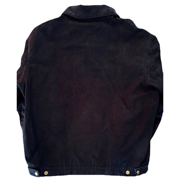 Men’s Black Size 3XL Canvas Corduroy Gorp Utility Lined Tactical Chore Jacket - Picture 3 of 6